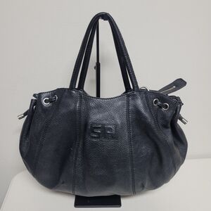 Sonia Rykiel Black Leather Handbag.